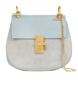 Medium Drew, Leather/Suede, Blue, 63-65, DB, 2*